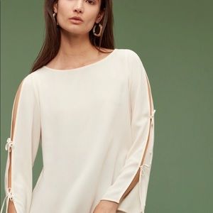 Wilfred Pozzi Blouse- L White (oak) NWT